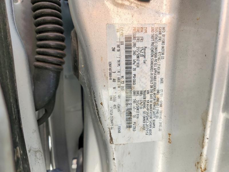 Продаж на аукціоні авто 2012 Ford Focus, vin: 1FAHP3M24CL207012, номер лоту: 67634386