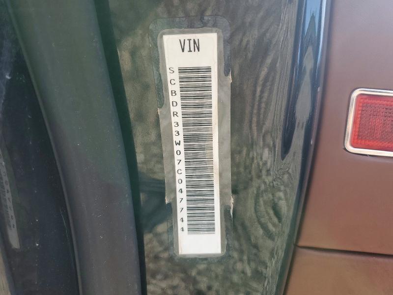 2007 Bentley Continental მანქანა იყიდება აუქციონზე, vin: SCBDR33W07C047744, აუქციონის ნომერი: 70313936