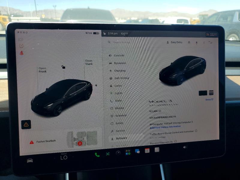 67318316 :رقم المزاد ، 5YJ3E1EA6KF466719 vin ، 2019 Tesla Model 3 مزاد بيع