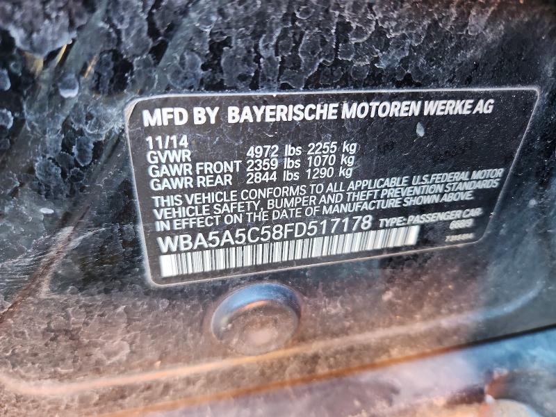 Продаж на аукціоні авто 2015 Bmw 528, vin: WBA5A5C58FD517178, номер лоту: 71001966
