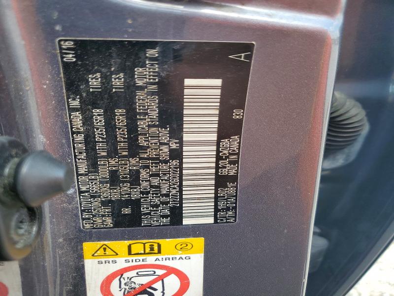 Aukcja sprzedaży 2016 Lexus Rx350, vin: 2T2ZZMCA2GC022196, numer aukcji: 69925196