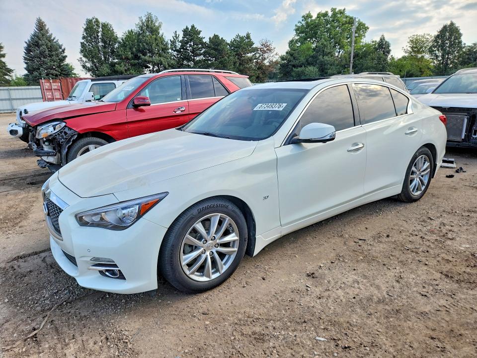 2014 Infiniti Q50 მანქანა იყიდება აუქციონზე, vin: JN1BV7AR5EM686555, აუქციონის ნომერი: 67349376