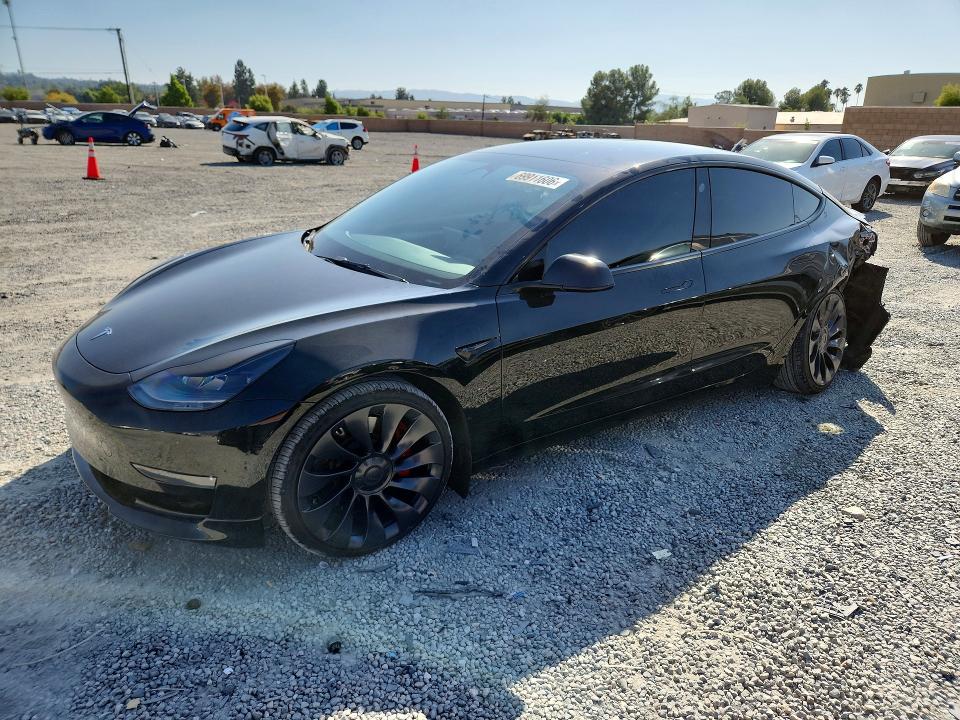 2023 Tesla Model 3 მანქანა იყიდება აუქციონზე, vin: 5YJ3E1EC0PF631530, აუქციონის ნომერი: 69911606