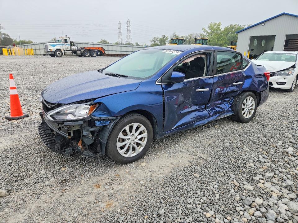 69940216 :رقم المزاد ، 3N1AB7AP6KY364096 vin ، 2019 Nissan Sentra مزاد بيع