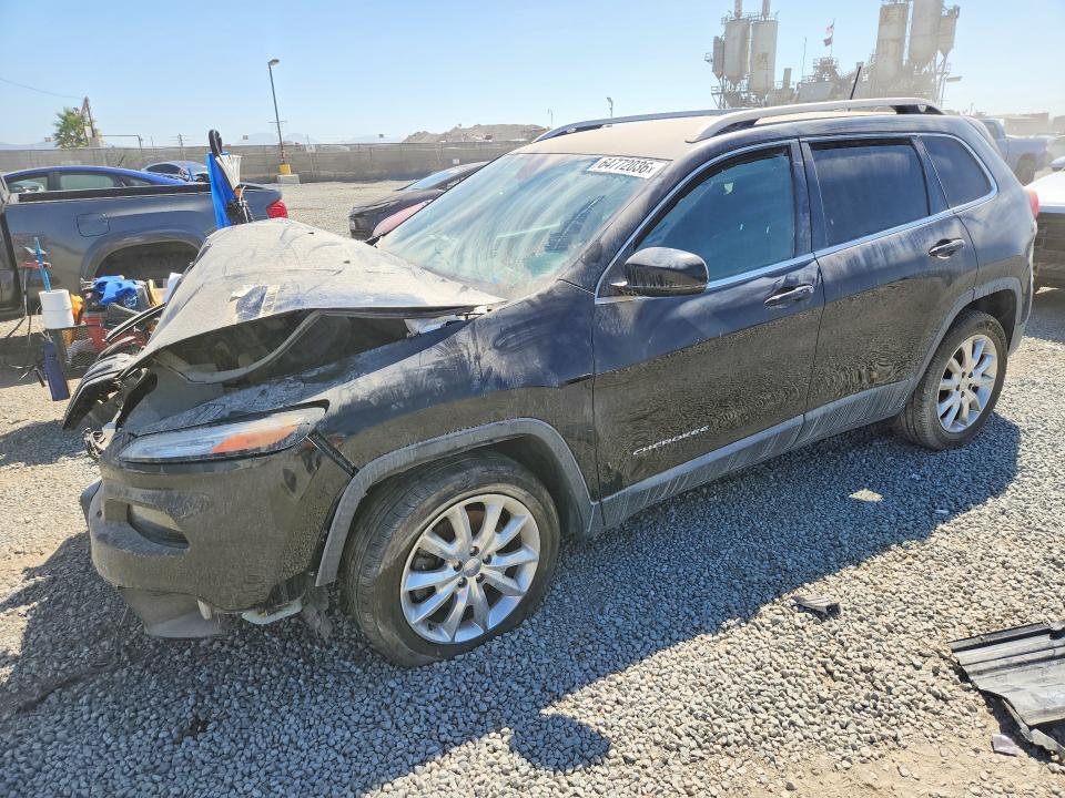 64772036 :رقم المزاد ، 1C4PJLDB2HW526471 vin ، 2017 Jeep Cherokee مزاد بيع
