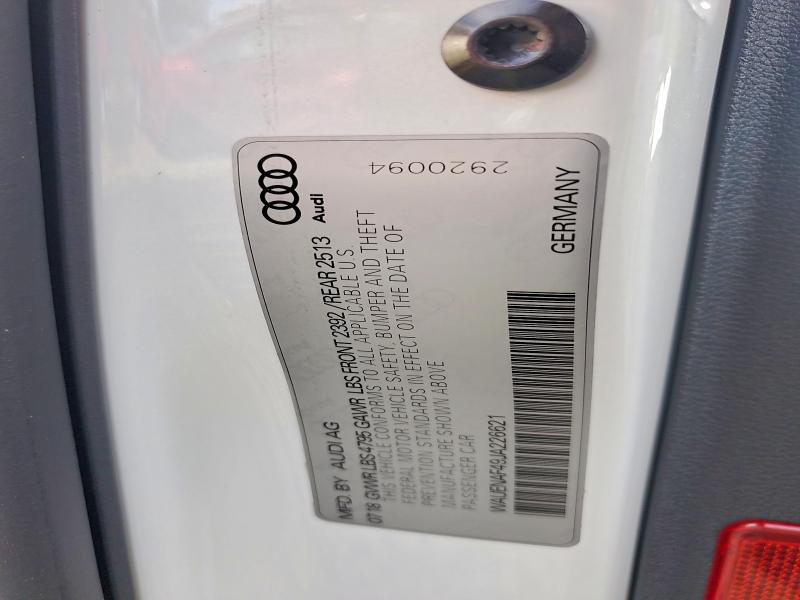 Aukcja sprzedaży 2018 Audi A4, vin: WAUENAF49JA226621, numer aukcji: 69712756