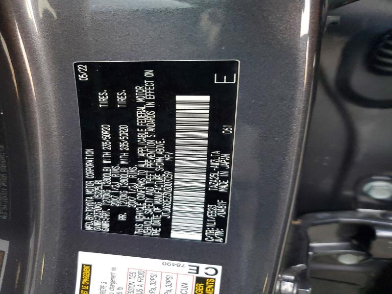 Aukcja sprzedaży 2022 Lexus Nx, vin: JTJKGCEZ3N2007059, numer aukcji: 67881246