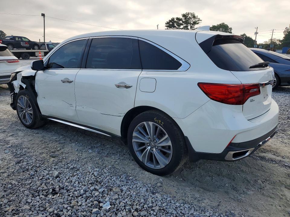 68945736 :رقم المزاد ، 5FRYD3H59HB009283 vin ، 2017 Acura Mdx مزاد بيع