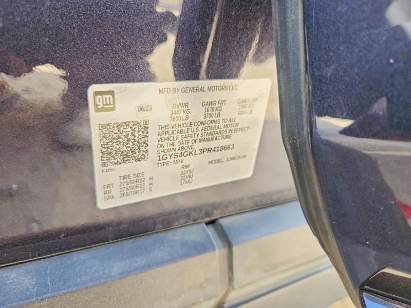 Aukcja sprzedaży 2023 Cadillac Escalade, vin: 1GYS4GKL3PR418663, numer aukcji: 66783046