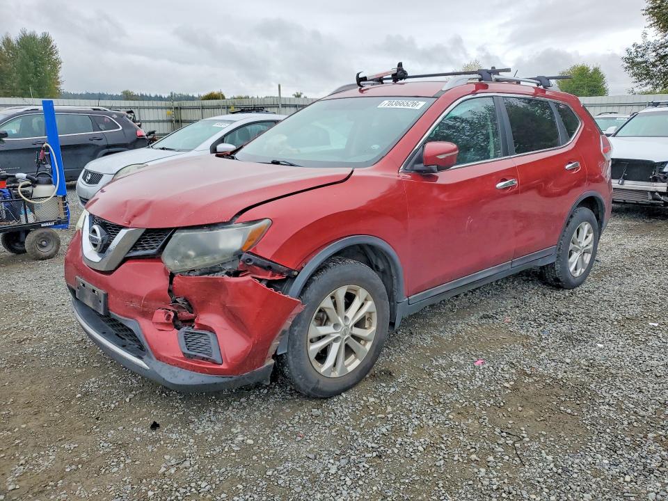 Auction sale of the 2014 Nissan Rogue, vin: 5N1AT2MV7EC869192, lot number: 70366526