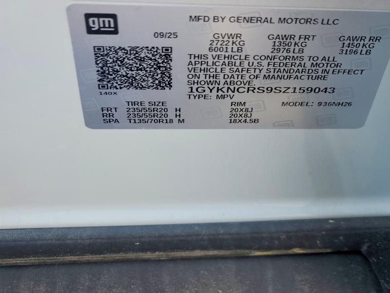 Продажа на аукционе авто 2025 Cadillac Xt5, vin: 1GYKNCRS9SZ159043, номер лота: 68966076