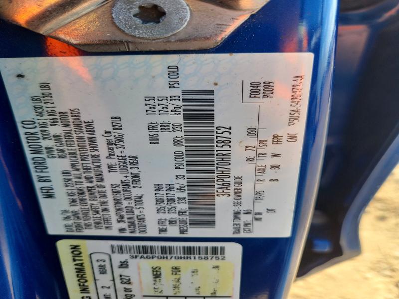 Продаж на аукціоні авто 2017 Ford Fusion, vin: 3FA6P0H70HR158752, номер лоту: 69194596