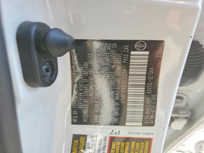 Продажа на аукционе авто 2012 Toyota Camry, vin: 4T4BF1FKXCR232254, номер лота: 69437396
