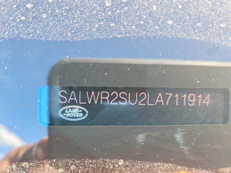 2020 Land Rover Range Rover Sport მანქანა იყიდება აუქციონზე, vin: SALWR2SU2LA711914, აუქციონის ნომერი: 68105516