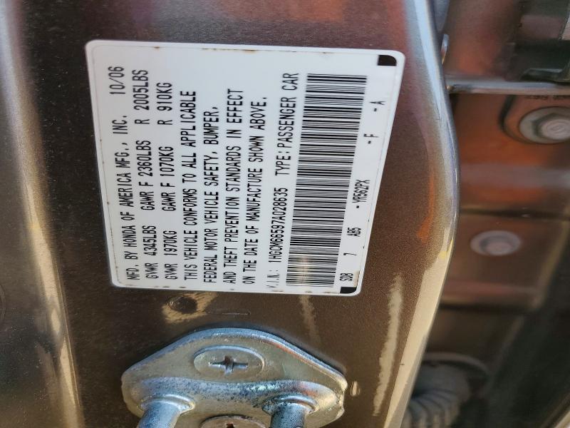 Продаж на аукціоні авто 2007 Honda Accord, vin: 1HGCM66597A028635, номер лоту: 68639426