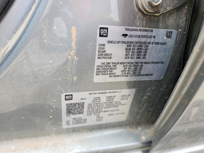 Продажа на аукционе авто 2024 Chevrolet Silverado, vin: 1GC4YUEY8RF153736, номер лота: 69864426