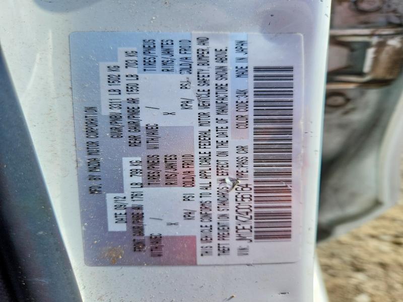 69592796 :رقم المزاد ، JM1DE1KZ4D0156164 vin ، 2013 Mazda Mazda2 مزاد بيع
