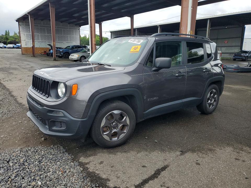 67387786 :رقم المزاد ، ZACCJAABXHPE79243 vin ، 2017 Jeep Renegade مزاد بيع