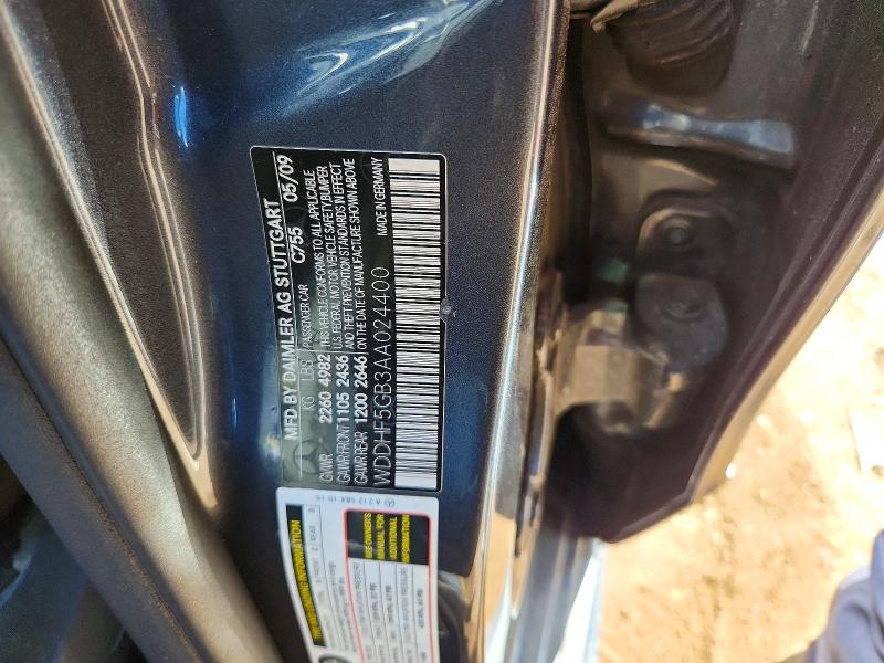 Aukcja sprzedaży 2010 Mercedes-benz E, vin: WDDHF5GB3AA024400, numer aukcji: 67380126