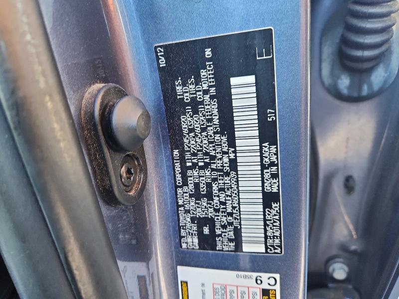 Продажа на аукционе авто 2013 Toyota 4runner, vin: JTEZU5JR6D5049939, номер лота: 68059936