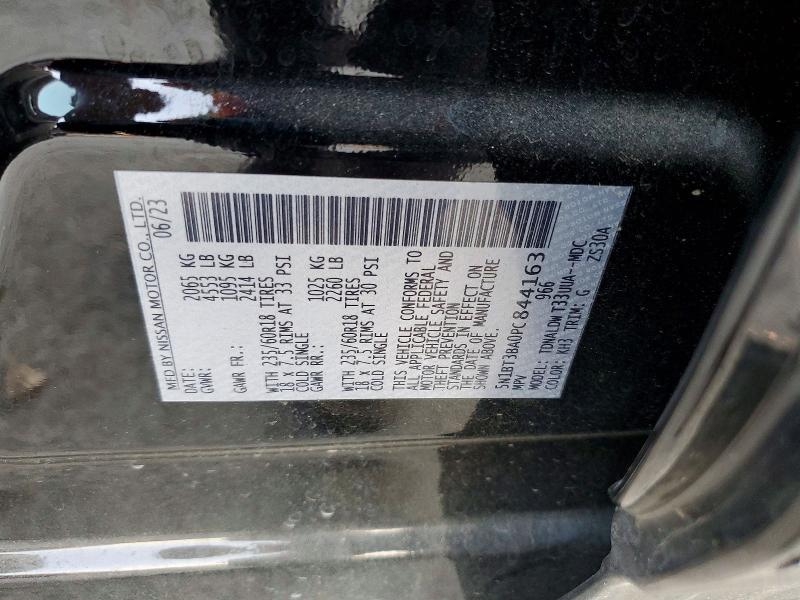 2023 Nissan Rogue მანქანა იყიდება აუქციონზე, vin: 5N1BT3BA0PC844163, აუქციონის ნომერი: 67363196