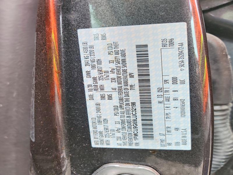 Aukcja sprzedaży 2020 Ford Escape, vin: 1FMCU9G69LUC32198, numer aukcji: 67668386