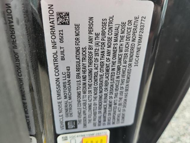 Auction sale of the 2021 Chevrolet Silverado, vin: 1GC4YNEY6MF283772, lot number: 70159346