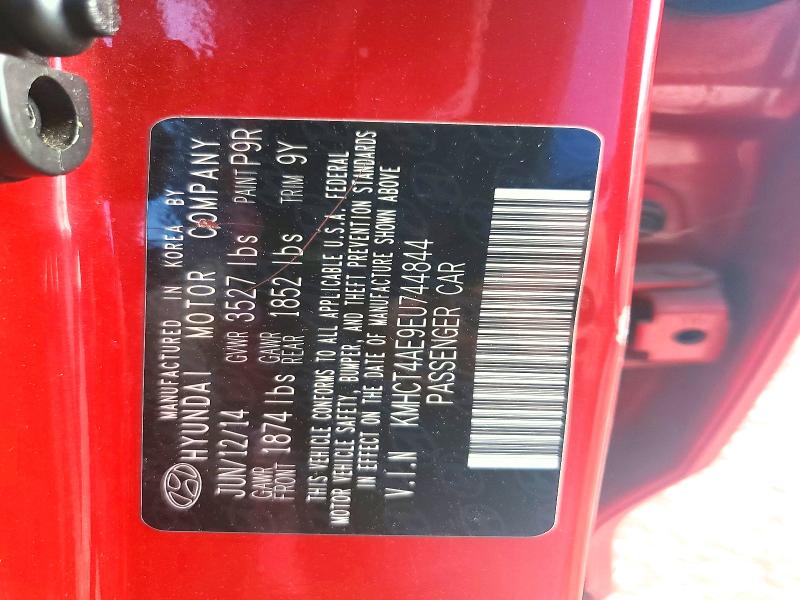 Продаж на аукціоні авто 2014 Hyundai Accent, vin: KMHCT4AE9EU744844, номер лоту: 69440666