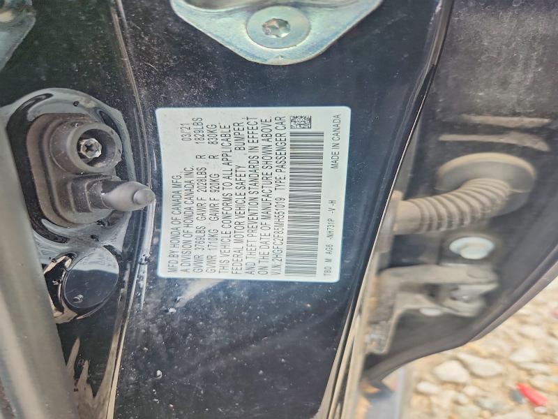 Aukcja sprzedaży 2021 Honda Civic, vin: 2HGFC2F85MH551019, numer aukcji: 66198376