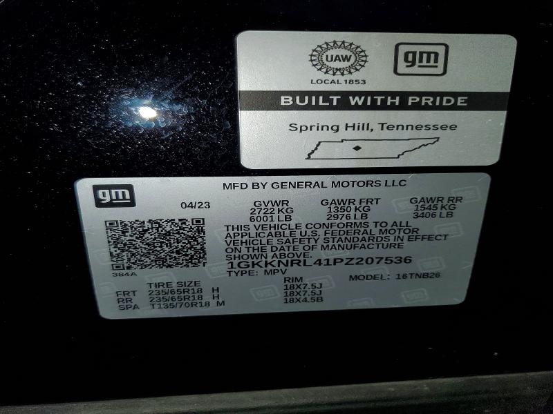 Aukcja sprzedaży 2019 Gmc Acadia, vin: 1GKKNRL41PZ207536, numer aukcji: 67719736