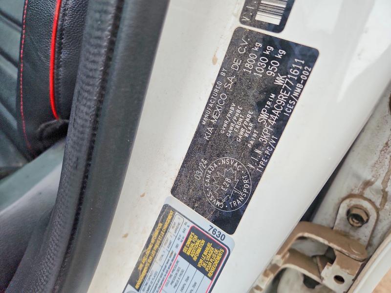 66217906 :رقم المزاد ، 3KPF44AC9RE771611 vin ، 2024 Kia Forte مزاد بيع