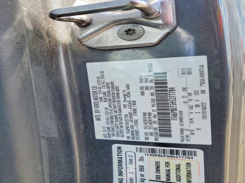 Продаж на аукціоні авто 2017 Ford Mustang, vin: 1FA6P8CF5H5277784, номер лоту: 67830196