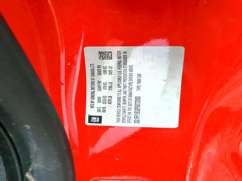 Продажа на аукционе авто 2015 Chevrolet Camaro, vin: 2G1FF1E32F9272090, номер лота: 69577976