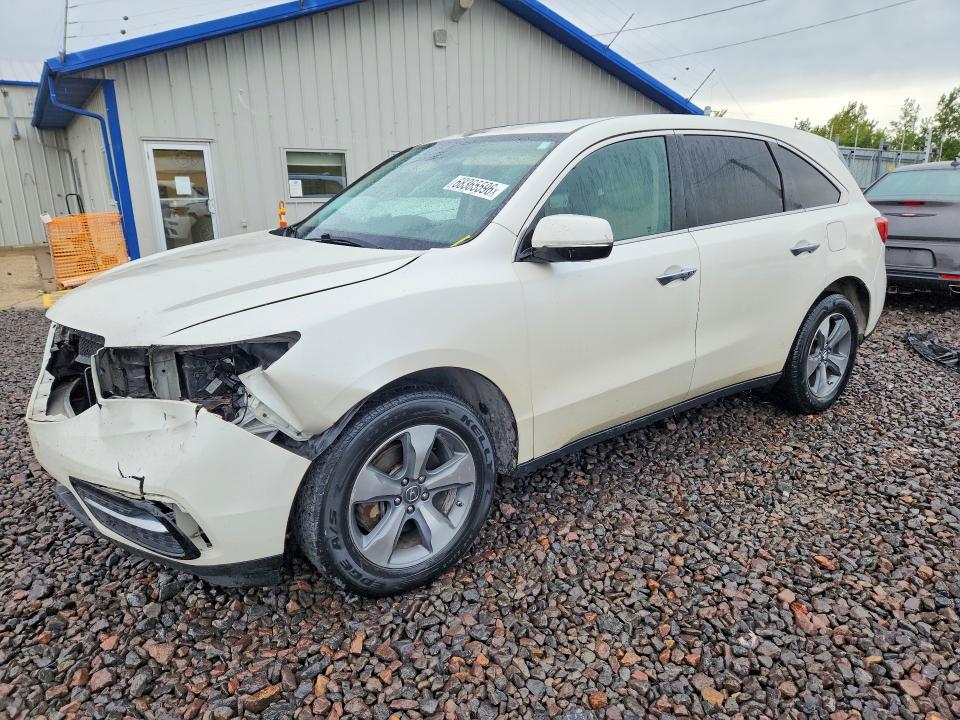68365596 :رقم المزاد ، 5FRYD4H2XGB047695 vin ، 2016 Acura Mdx مزاد بيع