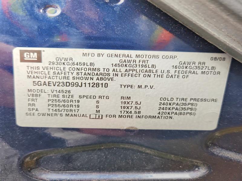 Продаж на аукціоні авто 2009 Buick Enclave, vin: 5GAEV23D99J112810, номер лоту: 70061766