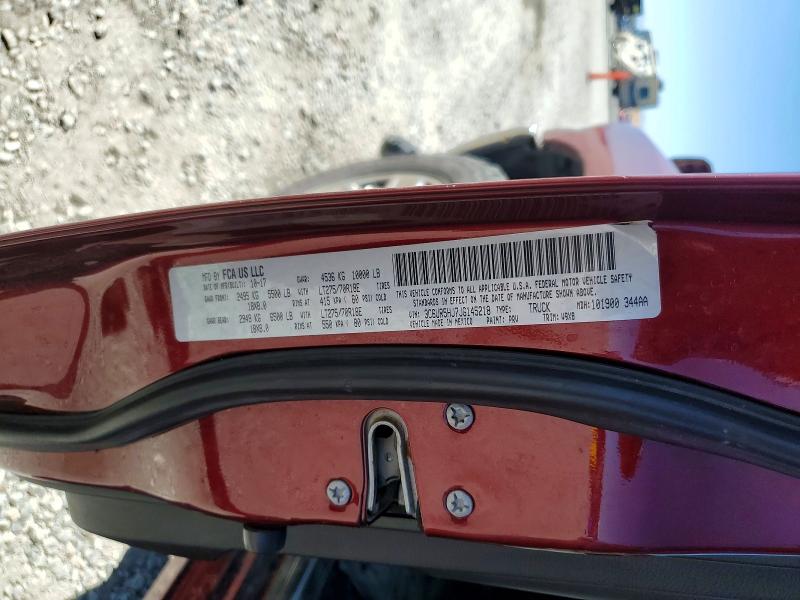 Продаж на аукціоні авто 2018 Ram 2500, vin: 3C6UR5HJ7JG145218, номер лоту: 67991816