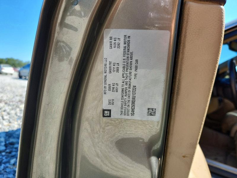 68382306 :رقم المزاد ، 1G4HC5EM2AU137224 vin ، 2010 Buick Lucerne مزاد بيع