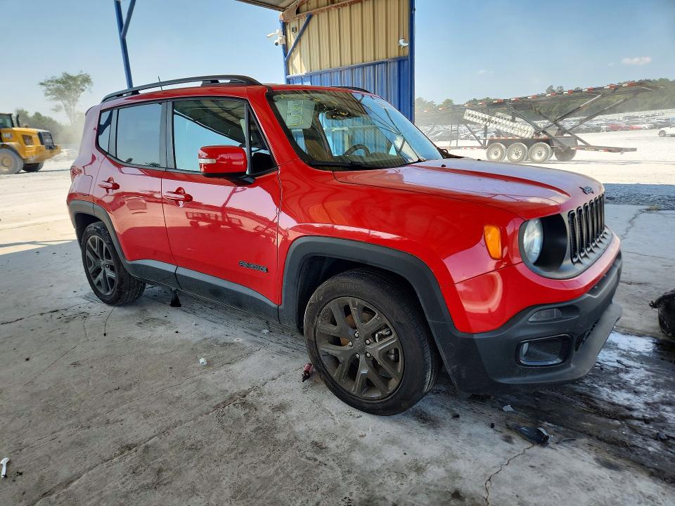 2018 Jeep Renegade მანქანა იყიდება აუქციონზე, vin: ZACCJABB1JPH92783, აუქციონის ნომერი: 67416026