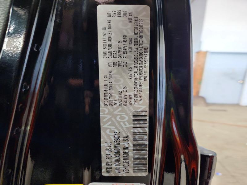 70620556 :رقم المزاد ، 1C4HJXDM0MW594713 vin ، 2021 Jeep Wrangler Unlimited مزاد بيع