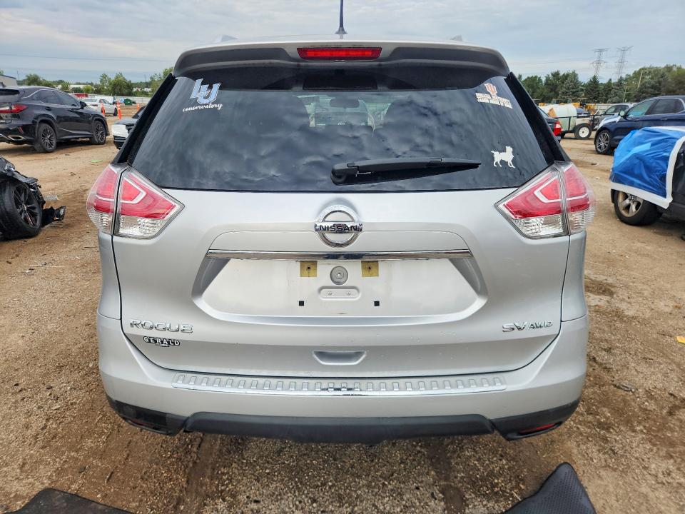 2015 Nissan Rogue მანქანა იყიდება აუქციონზე, vin: KNMAT2MV7FP509077, აუქციონის ნომერი: 69136826