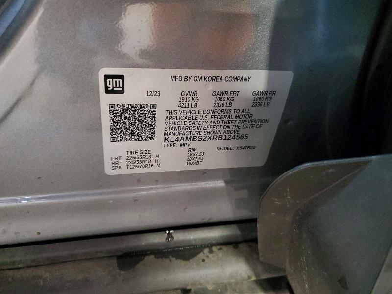 Aukcja sprzedaży 2024 Buick Encore Gx, vin: KL4AMBS2XRB124565, numer aukcji: 68362146
