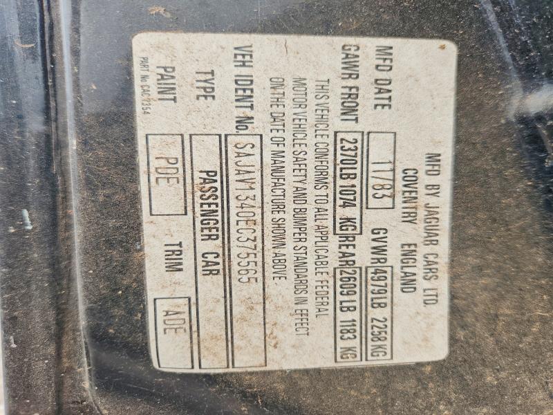 70596846 :رقم المزاد ، SAJAV1340EC375565 vin ، 1984 Jaguar Xj6 مزاد بيع