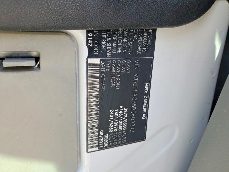 Продажа на аукционе авто 2011 Mercedes-benz Sprinter, vin: WD3PE8CB5B5603392, номер лота: 69633396