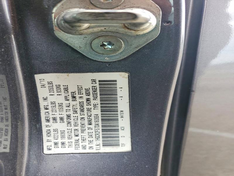 68635106 :رقم المزاد ، 1HGCR2F57DA160654 vin ، 2013 Honda Accord مزاد بيع