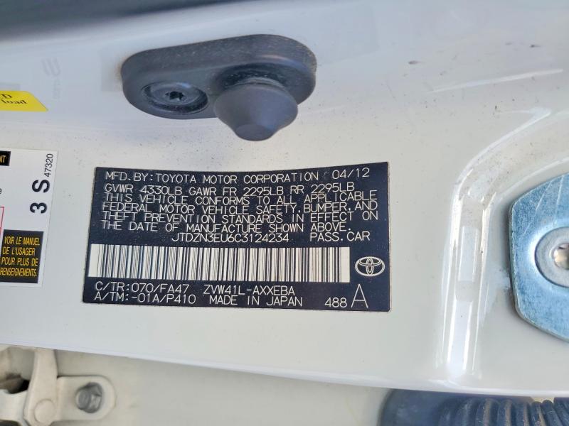 68070836 :رقم المزاد ، JTDZN3EU6C3124234 vin ، 2012 Toyota Prius V مزاد بيع