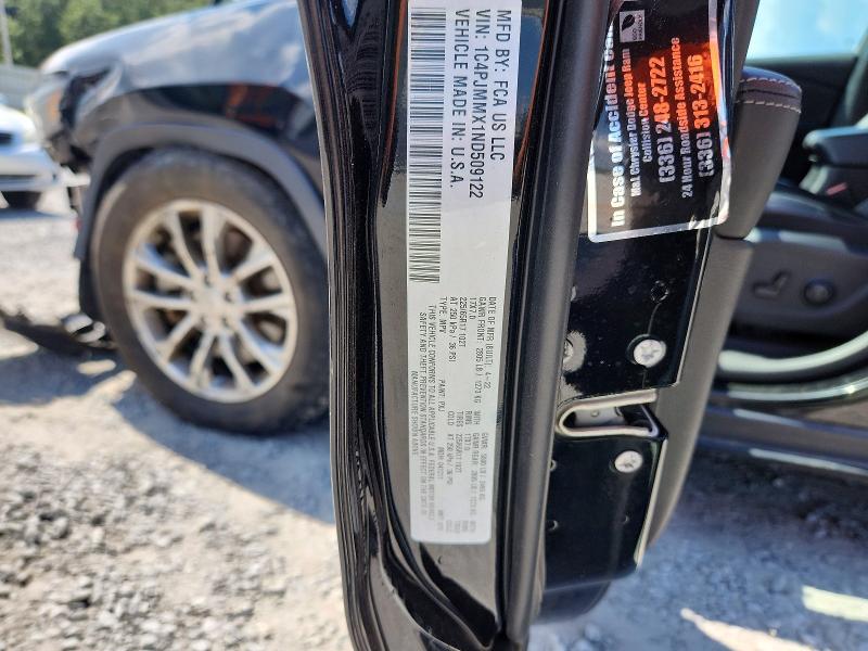 68013836 :رقم المزاد ، 1C4PJMMX1ND509122 vin ، 2022 Jeep Cherokee مزاد بيع