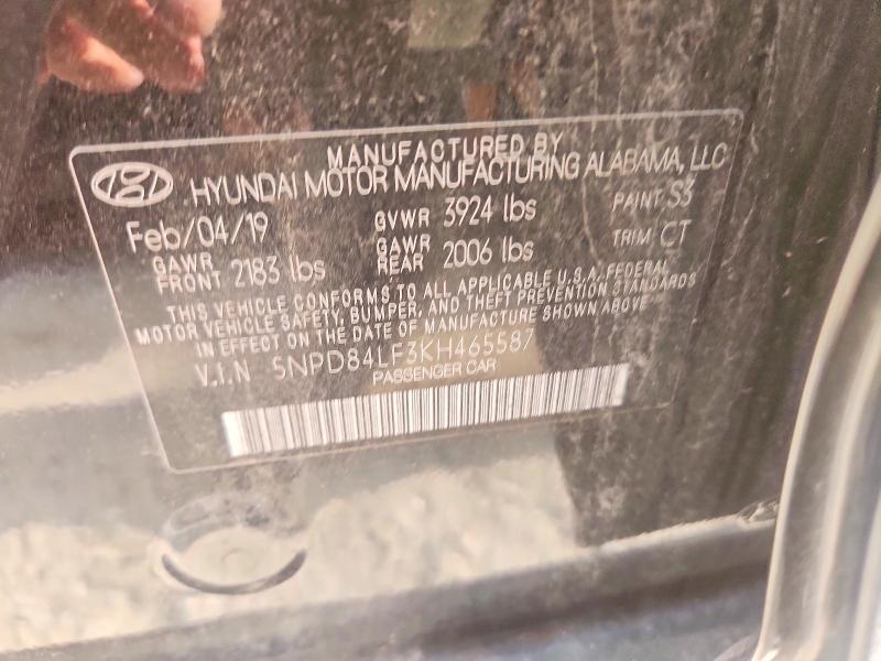 Продажа на аукционе авто 2019 Hyundai Elantra, vin: 5NPD84LF3KH465587, номер лота: 67720896