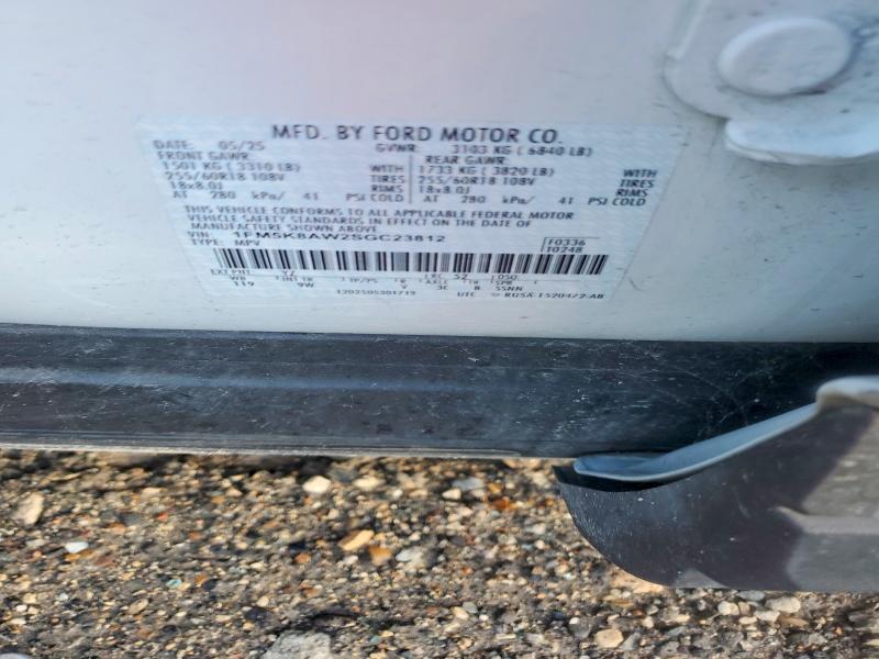 68725066 :رقم المزاد ، 1FM5K8AW2SGC23812 vin ، 2025 Ford Explorer مزاد بيع