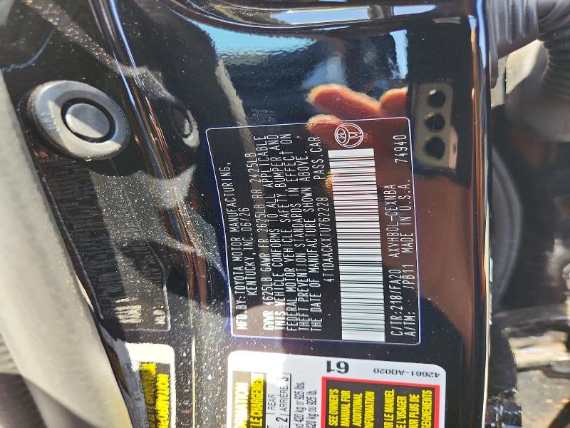 Продаж на аукціоні авто 2026 Toyota Camry, vin: 4T1DAACKXTU762228, номер лоту: 68239136