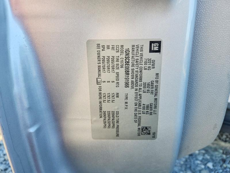 Продаж на аукціоні авто 2011 Chevrolet Tahoe, vin: 1GNSCBE06BR191966, номер лоту: 70684126